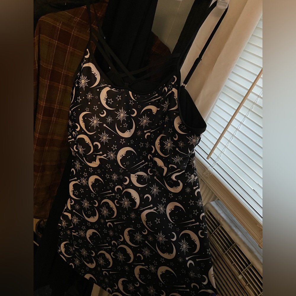 Shein starry plus size swim dress and bottoms